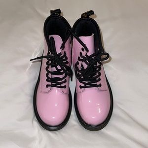 Girls Dr. Martins pink size 1